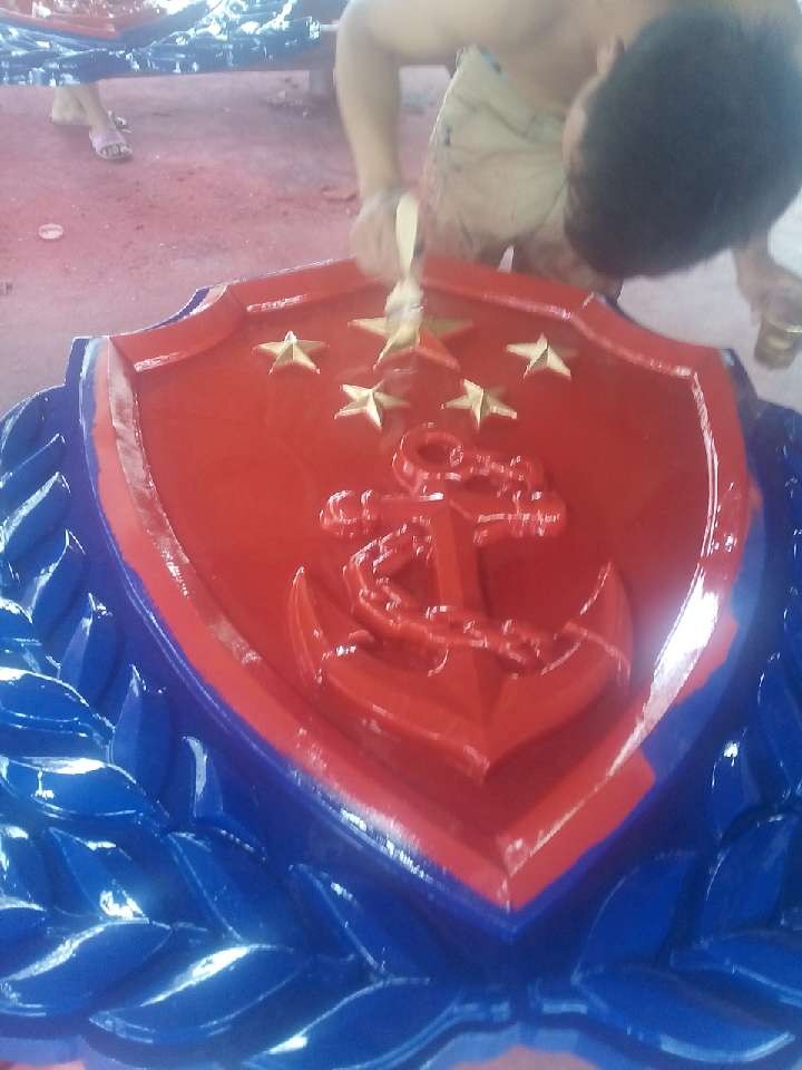 海警徽的制作流程及技術(shù)解析-126
